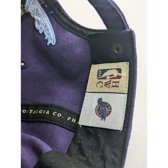 Men's Mitchell & Ness Purple NBA Utah Jazz Team Ground HWC Adjustable Strap - Picture 6 of 6